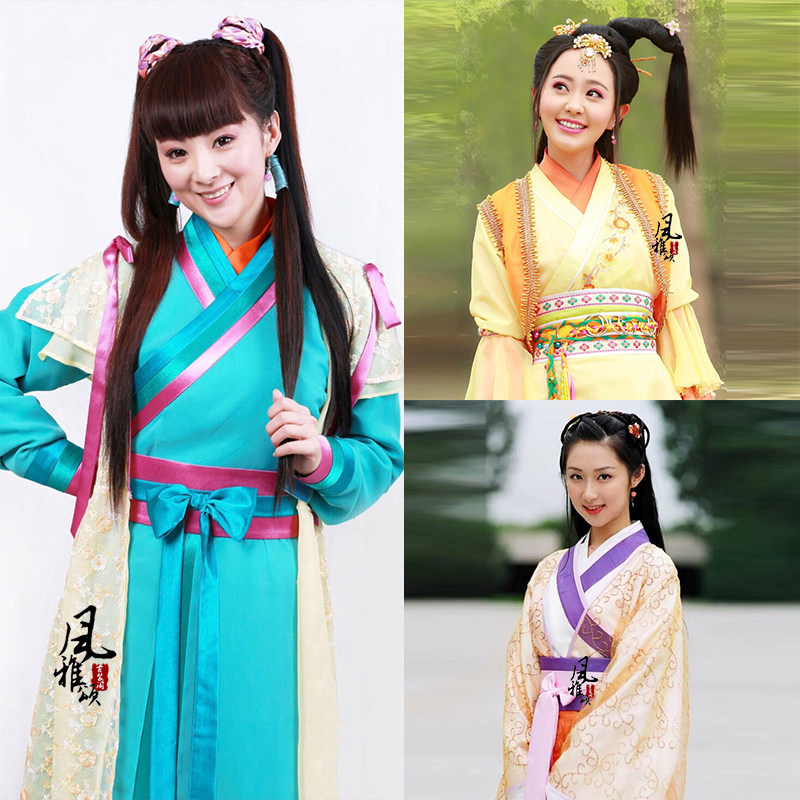 影视古装隋唐英雄九环公主孙耀同款女汉服武侠侠女服公主演出服装