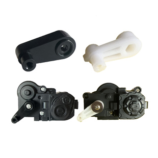 适用美致2837越野车舵机转向臂双峰攀爬车转向臂配件玩具零件