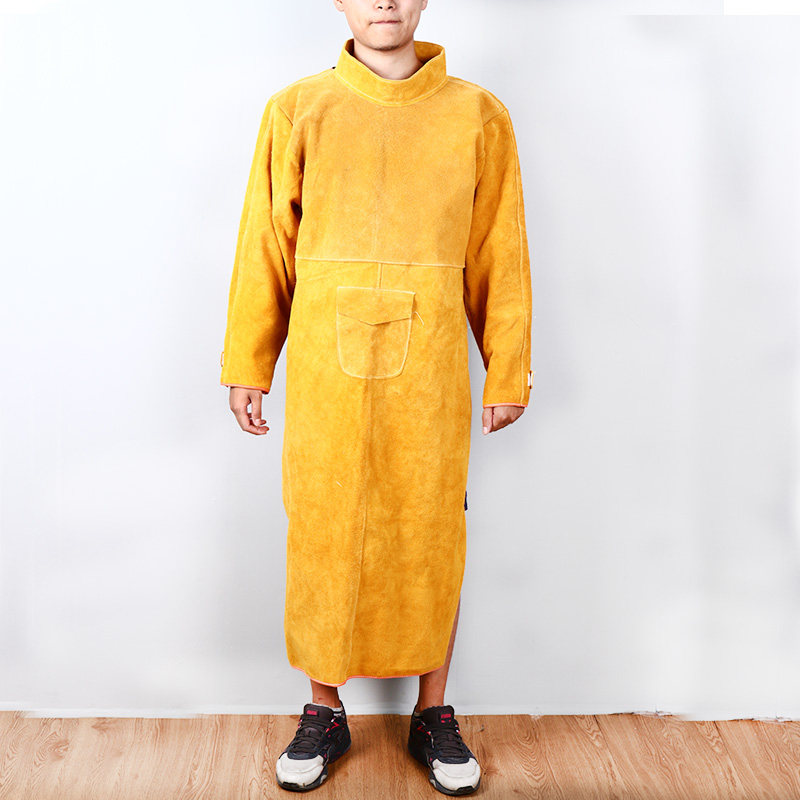 焊接牛皮反装防护服焊工焊接焊接围裙劳动防护工作服耐磨隔热防火