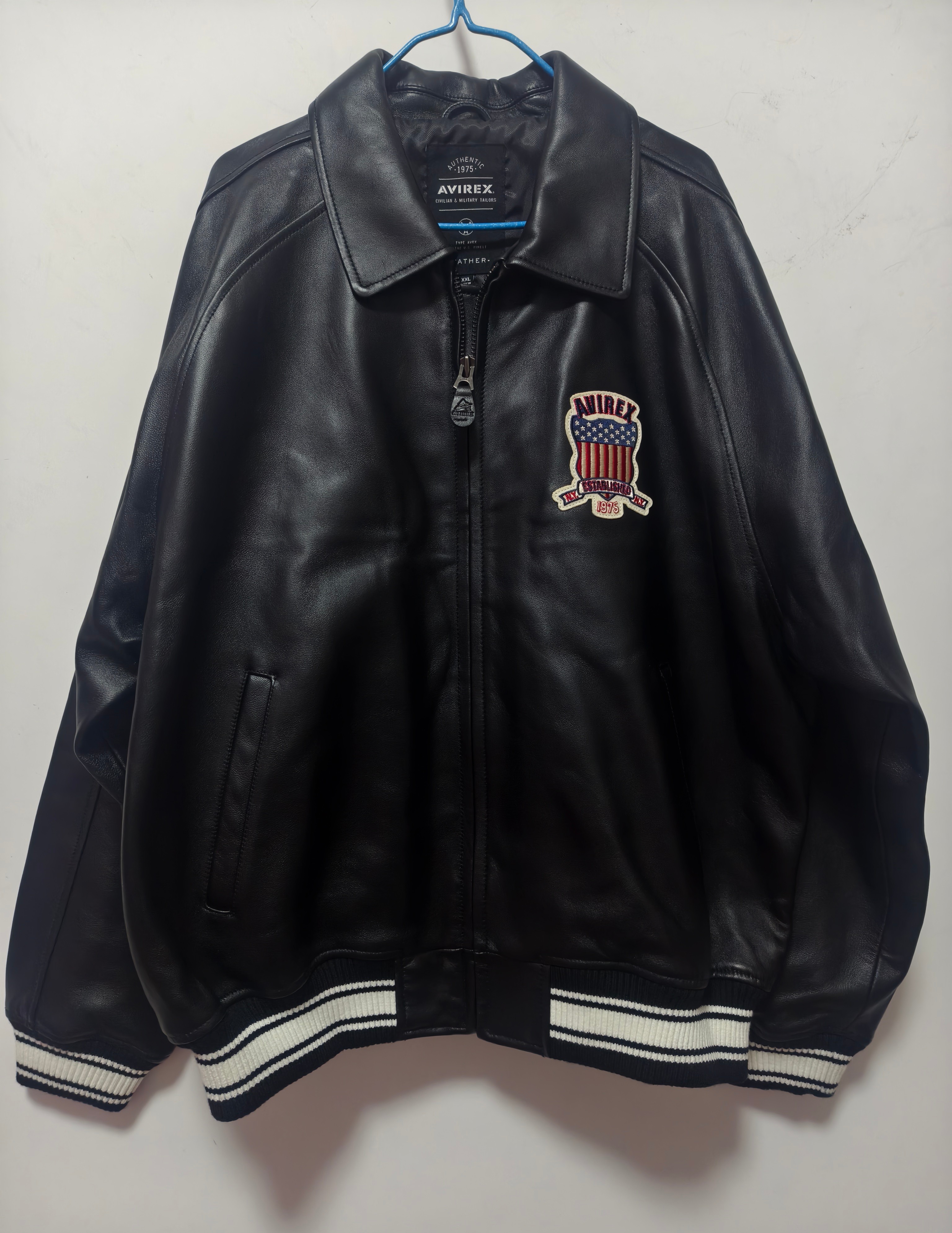 thumbnail for Men's Genuine Leather Jacket French Thick Sheepskin Jackets