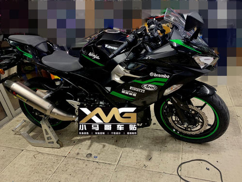 小马哥车贴/NINJA400摩托车身贴纸/外壳装饰拉花/改装贴纸防水