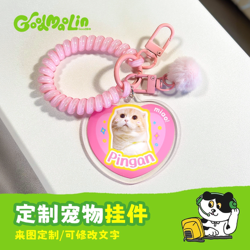 Good猫林定制亚克力宠物包挂diy