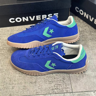CONVERSE RunStar Ttainer匡威蓝色牛皮革拼接德训运动鞋A10372C