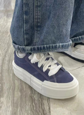 匡威24新款灰紫色分离结构UU鞋男女同款低帮帆布鞋A08331c