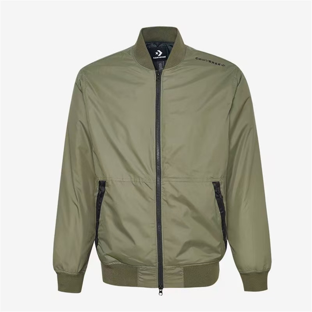 CONVERSE匡威春秋经典立领飞行员夹克棒球服外套 10018368-A02