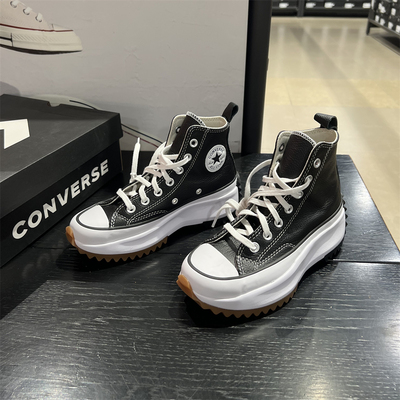 converse匡威Run Star厚底增高女鞋男女情侣休闲帆布鞋A04292c