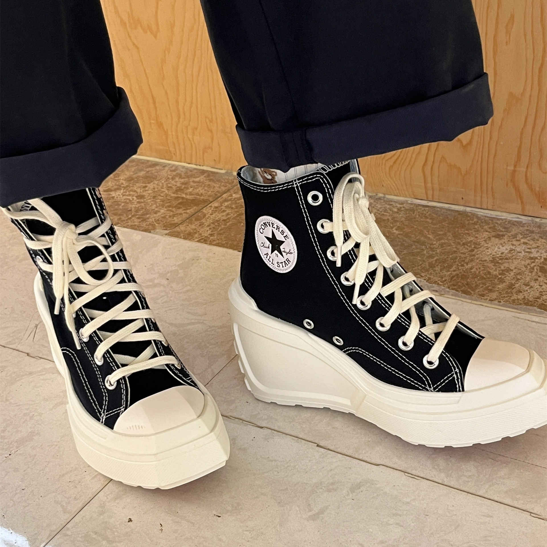 匡威增高黑白坡跟A06478cA06479c