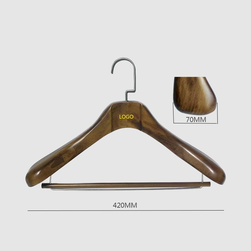 男款西服木衣架加宽加厚