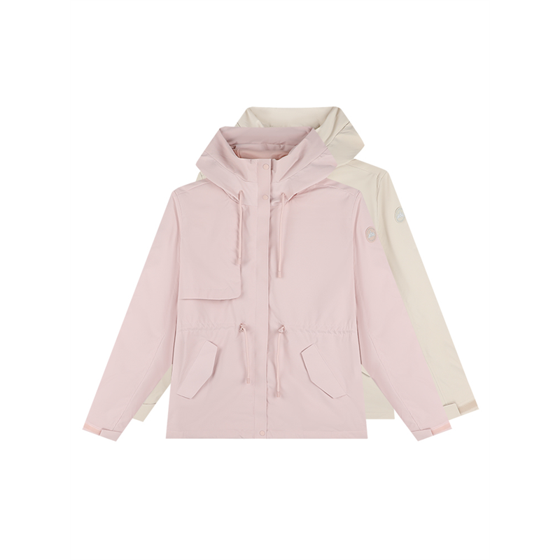 361度女士绒里风衣2024年冬季加绒保暖收腰运动服361女子连帽外套,运动服/休闲服装,运动风衣,淘宝优惠券,粉丝福利购,淘宝优惠卷