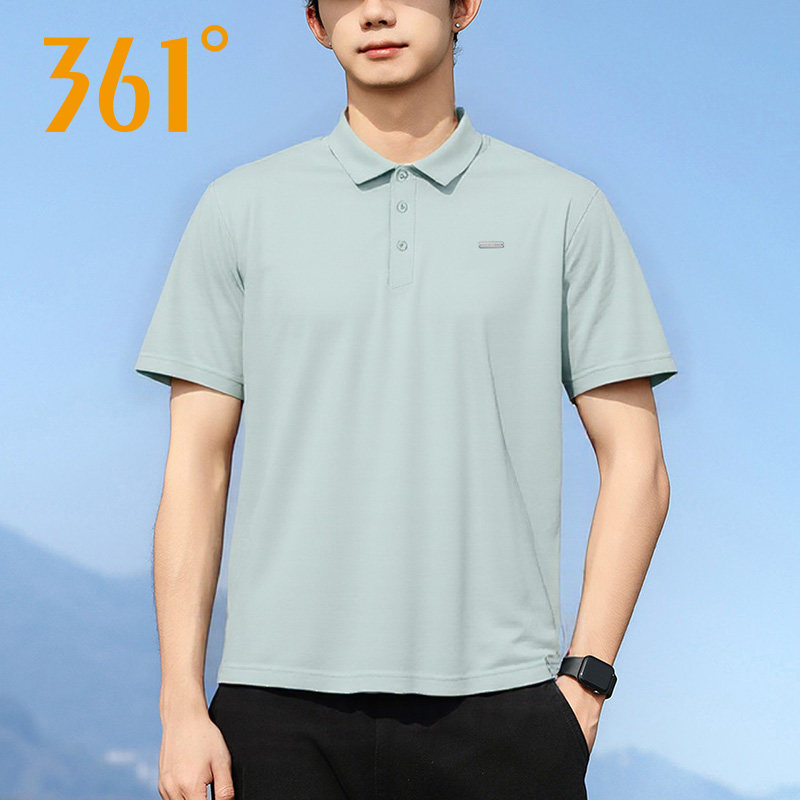 361度翻领短袖T恤男POLO衫2025夏季新款冰丝跑步运动衣552524132,运动服/休闲服装,运动POLO衫,淘宝优惠券,粉丝福利购,淘宝优惠卷