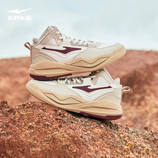 男鞋 运动鞋 2026春秋新款 休闲鞋 男 厚底潮流时尚 鸿星尔克高帮板鞋