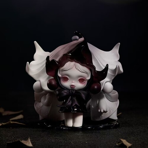 泡泡玛特+SKULLPANDA+正版+潮玩