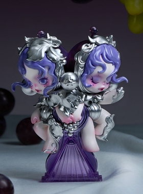 正版POPMART泡泡玛特SKULLPANDA餐桌手办盲盒潮玩摆件礼物SP