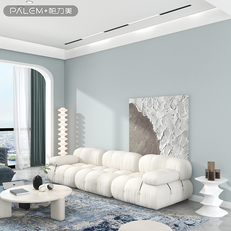 帕力美高精密提花墙布无缝全屋背景墙壁纸现代轻奢高档全消光壁布