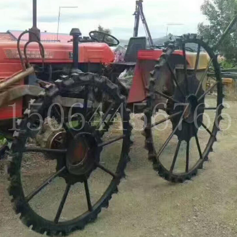 小四轮改窄高大运苗打药实心轮子