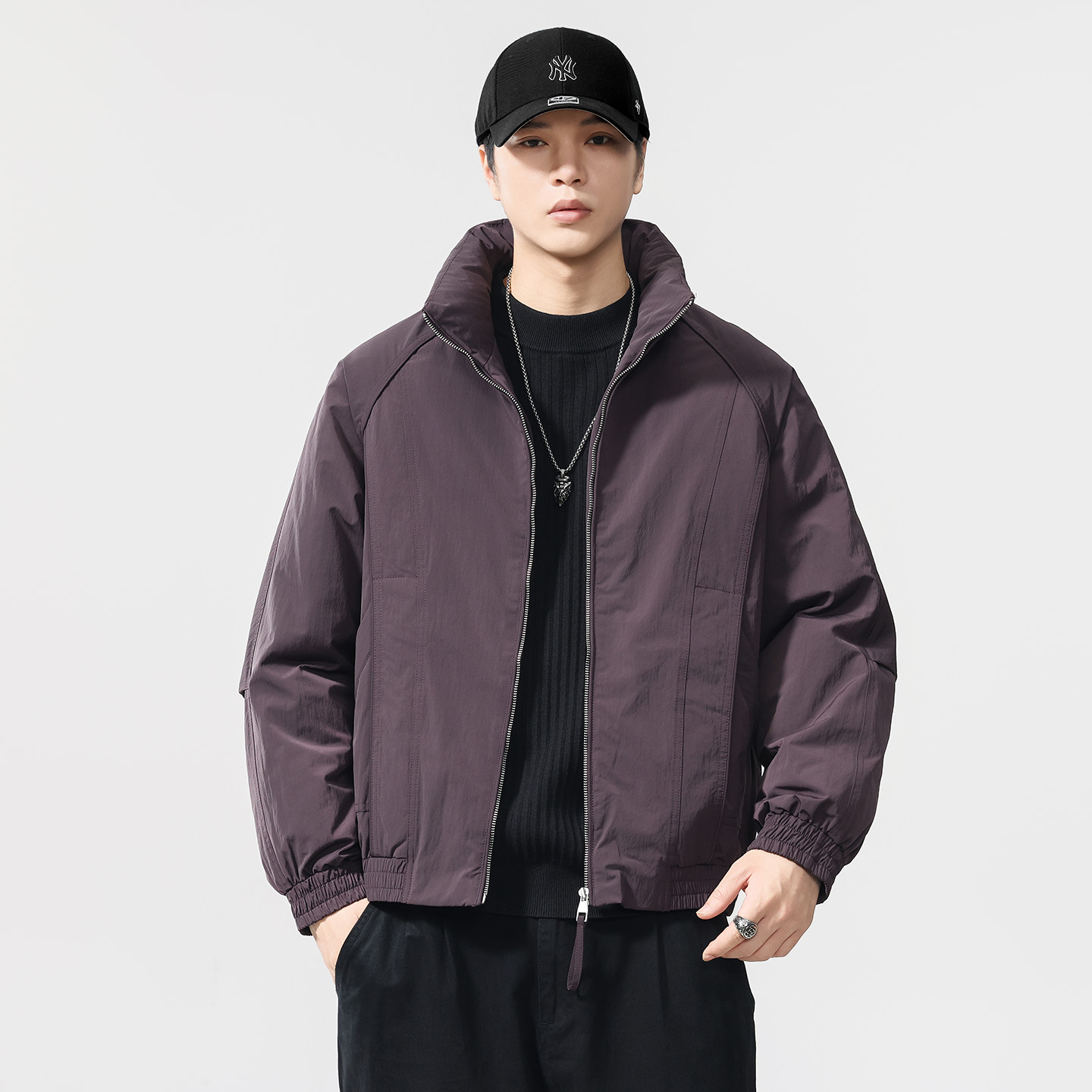 看起来就很有品质的男士羽绒服