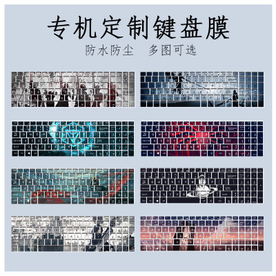 适用于机械师笔记本悍狼逐键盘膜