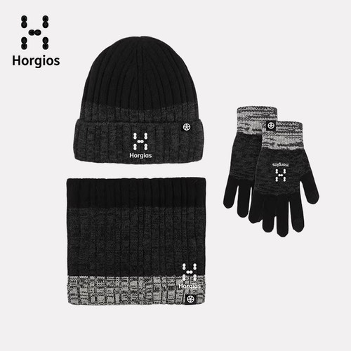 正品火柴棍拓途系列毛线帽针织护耳冬三件套防风防寒男女户外