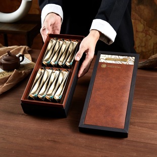 传承茗礼岩茶大红袍肉桂普洱红茶袋泡摆泡12或16泡包装盒空礼品盒