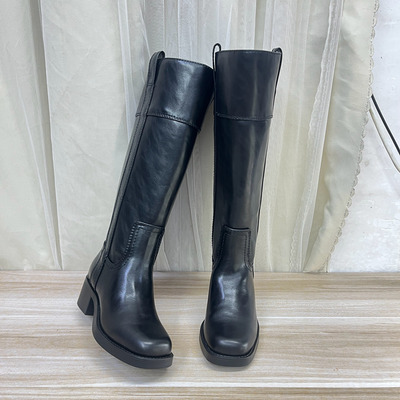 长靴简约时尚新款气质百搭外穿