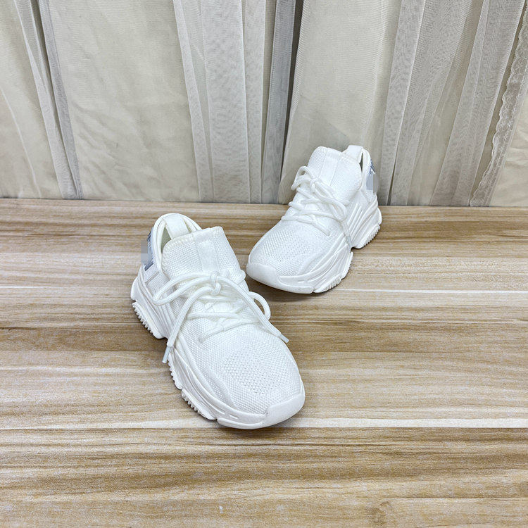 休闲厚底带钻老爹鞋运动系带单鞋
