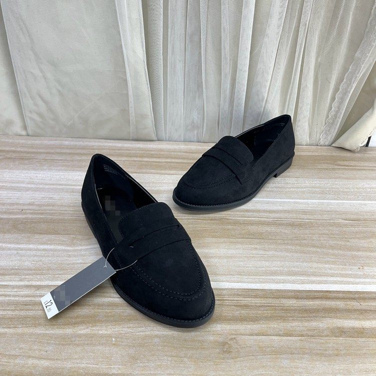 Lady Shoes外贸原单女鞋偏大新款圆头纯色低跟一脚蹬单鞋乐福鞋,女鞋,乐福鞋（豆豆鞋）,淘宝优惠券,粉丝福利购,淘宝优惠卷