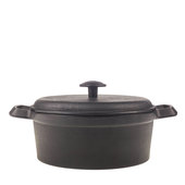 日本南部铁器岩铸平底古里锅深型炖锅汤锅煮锅铁锅池永IWACHU