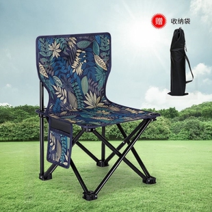 凳折叠椅户外写生野餐露营子靠背椅垂钓椅美术钓鱼休闲马扎便携