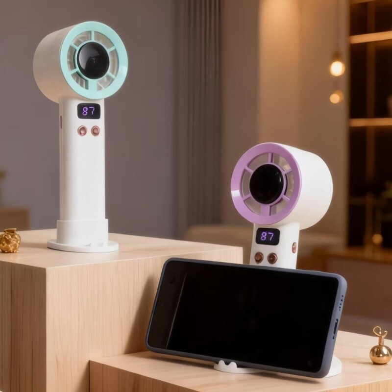 节能半导体扇制冷冰敷小五叶强力电便携式涡轮迷你省风扇手持风扇