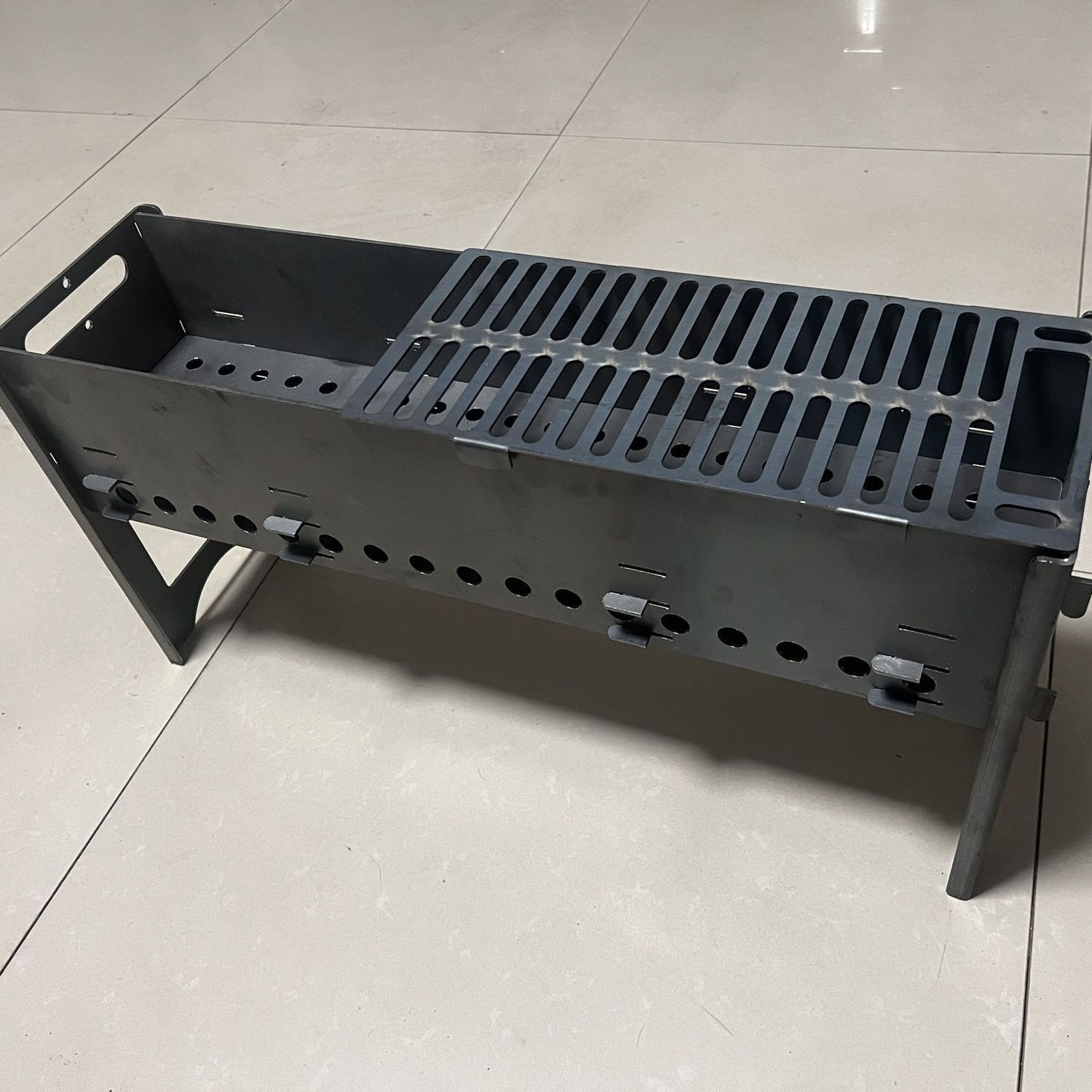 卡片式烧烤炉加厚超厚特厚便携炉子家用可拆卸折叠户外木炭野外