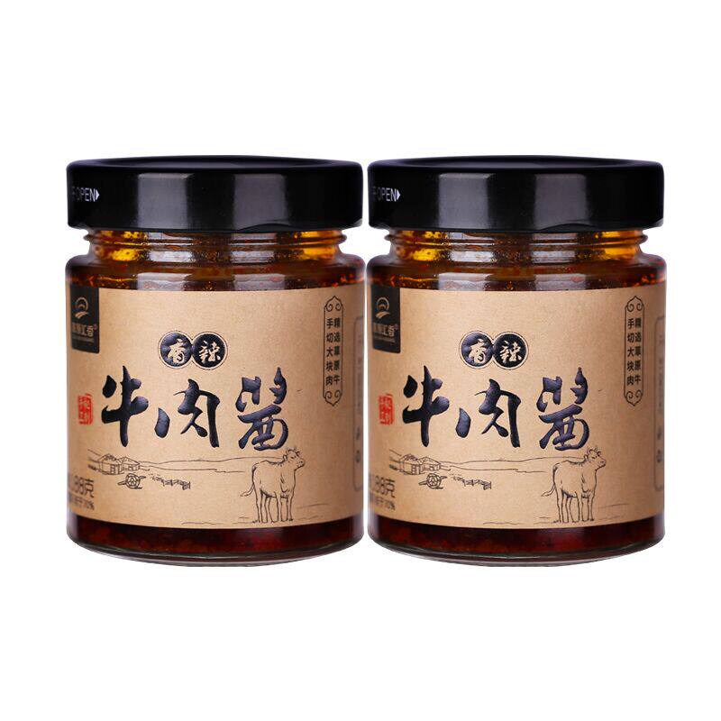 大块牛肉拌饭酱香辣牛肉酱瓶装