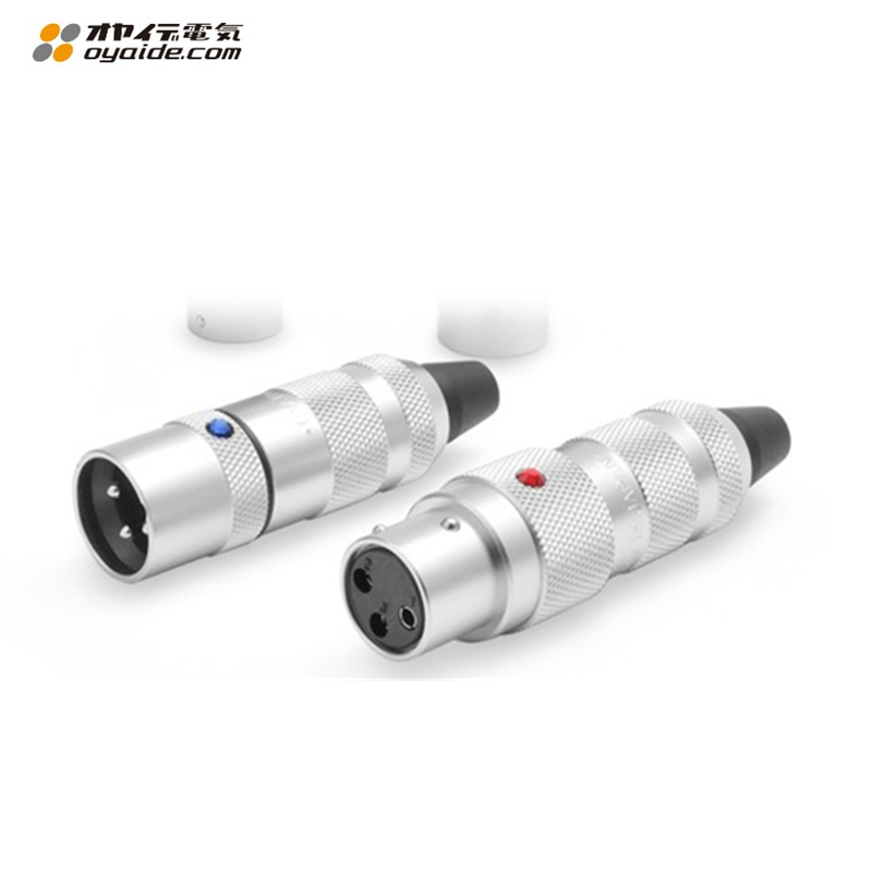 日本Oyaide欧亚德电之皇者 Focus 1 XLR平衡插头公头母头性价比高