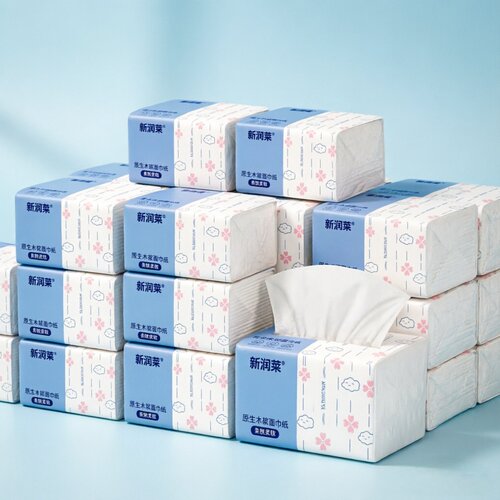 实惠干湿两用细腻高颜值柔韧柔软原木家用云朵抽纸好物宿舍擦手