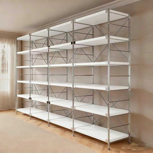 日式货架置物架落地客厅多层收纳架厨房阳台储物书柜小仓储展示架