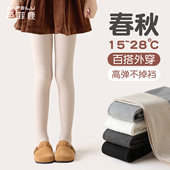 外穿配裙子春秋女童连裤 儿童打底裤 女孩中大童打底袜裤 薄款 袜 春季