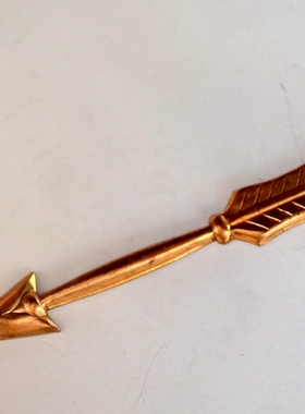 美国进口手作饰品材料纯铜羽毛箭【B】