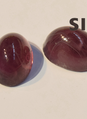 美国进口1980【紫色】晕染琉璃通透椭圆14*10宝石贴片手作材料