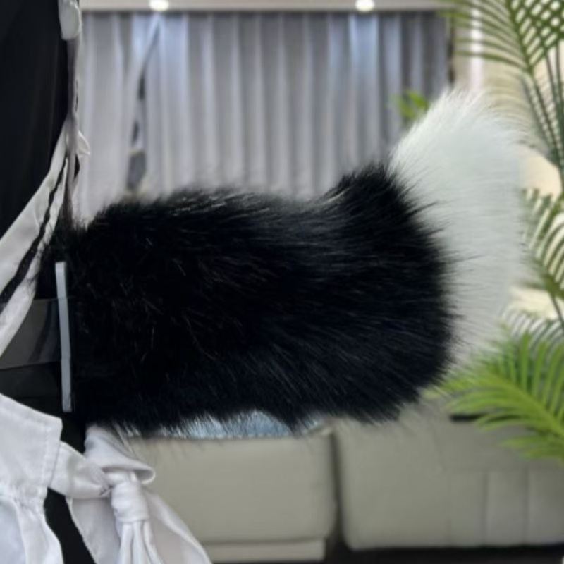 声控尾巴电动可摇摆仿真兽尾