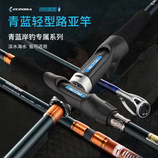 伊酷达青蓝轻型路亚竿淡海水泛用路亚竿超远投岸抛鲈鱼翘嘴根钓竿