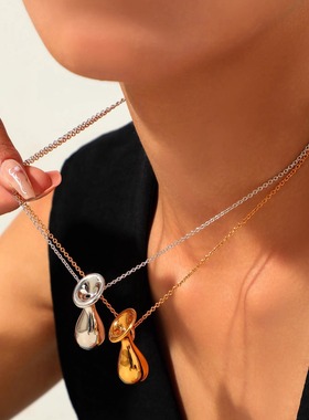 小众设计水瓶形状项链