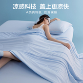 抗菌防螨A类凉感夏凉被冰丝空调被可机水洗双人夏被夏季 薄被子芯