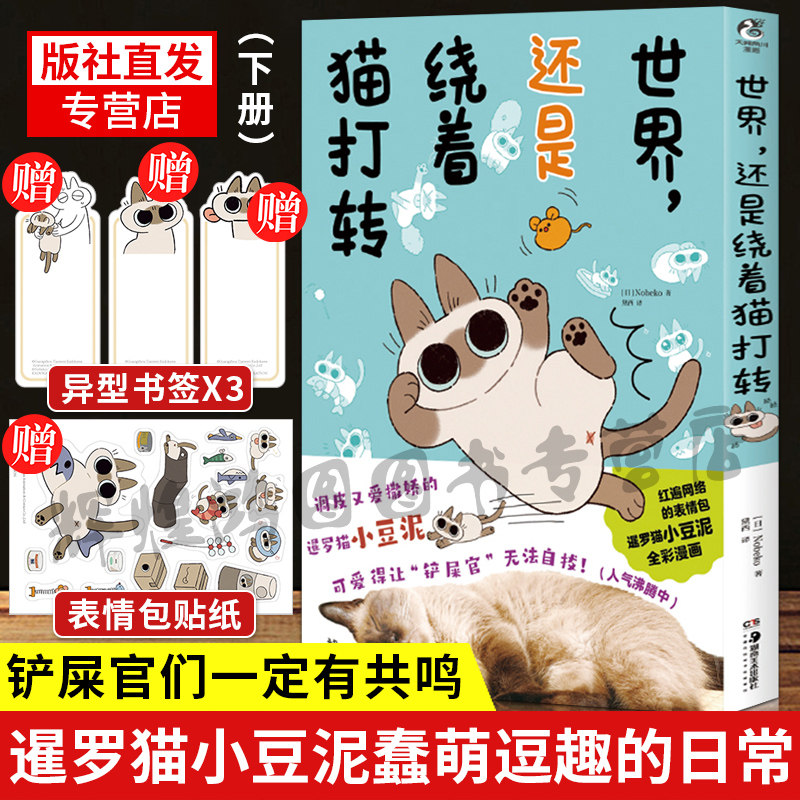 还是绕着猫打转2 萌宠暹罗猫小豆泥蠢萌可爱逗趣的日常铲屎官的共鸣