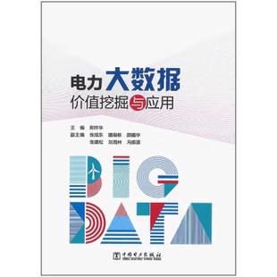 【出版社直供】电力大数据价值挖掘与应用 主编 郑怀华 副主编 张旭东 屠晓栋 顾曦华 张建松 刘海林 冯振源 中国电力出版社