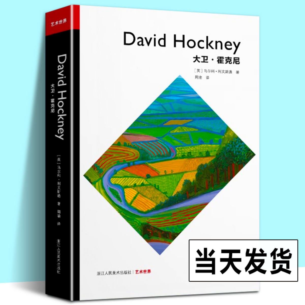 正版新书 大卫霍克尼(艺术世界)当代艺术大家西方绘画/油画/版画/艺术史 大卫霍克尼个人传记全面回顾大师60年艺术生涯书 浙江人美
