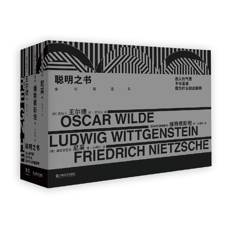 聪明之书全3册 金句精选集 我为什么如此聪明 不可言说 迷人的气质 维特根斯坦 弗里德里希·尼采 王尔德 哲学思想 外国西方哲学