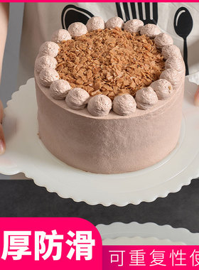 蛋糕底托垫 重复使用 4/6/8/10寸 5只入 ABS材质 家用塑料垫片