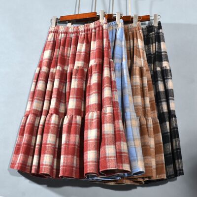 冬季半身裙蛋糕裙长裙