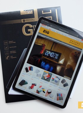 iPad 全透明钢化玻璃膜 2.5D弧度 iPad Pro22/21/20/Air |缔格mocoll