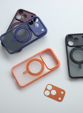 全包磁力抗摔支架壳 适用于iPhone17ProMax 相机按键可拆卸镜头片