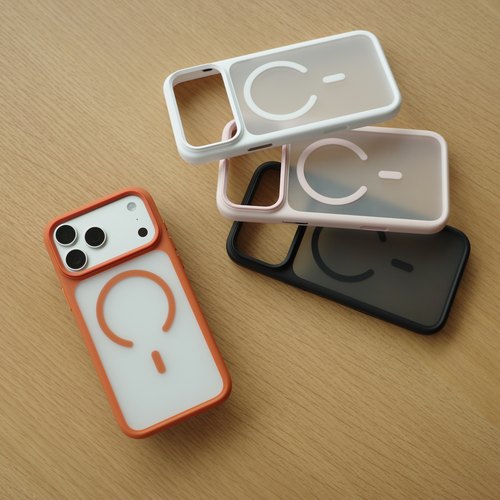 软胶磁力仿皮纹边框抗摔手机壳